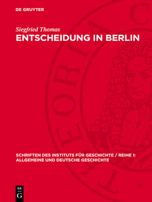 cover image of Entscheidung in Berlin